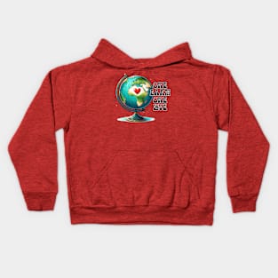 One Earth One Love Kids Hoodie